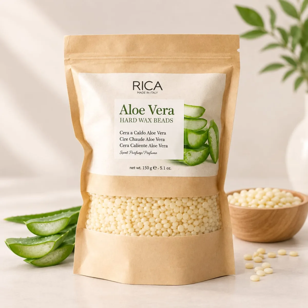 Rica Hard Wax Beads - Aloe Vera