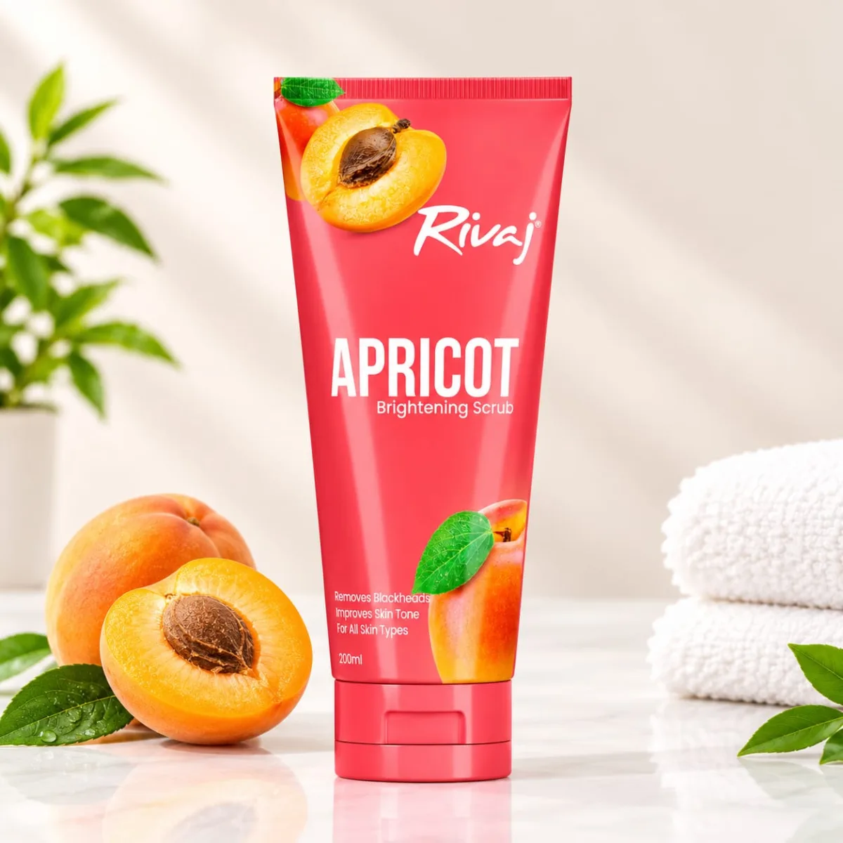 Rivaj Apricot Brightening Scrub 200ML