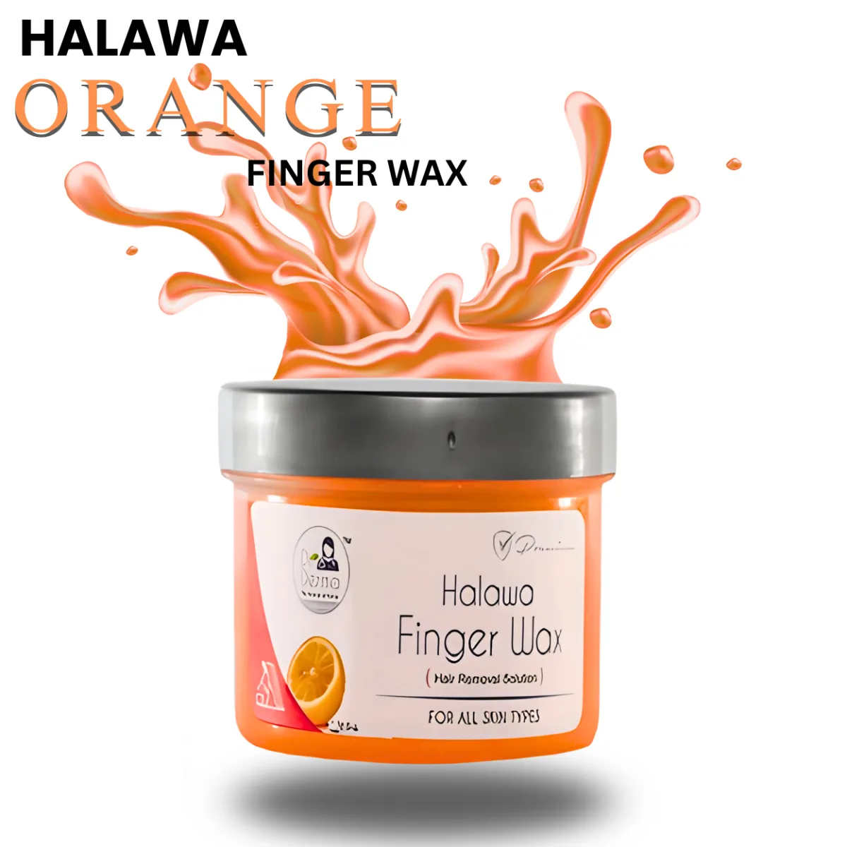 Dr. DERMA HALAWA ORANGE FINGER WAX 200 G
