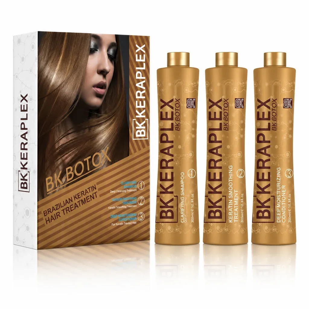 BK Keraplex Botox Brazilian Keratin Hair Treatment Set - 350ml x 3