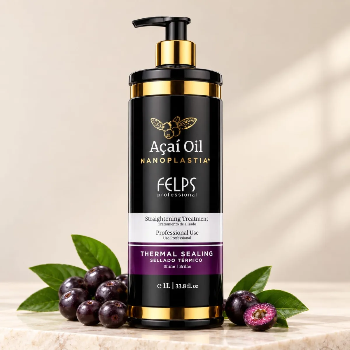 FELPS Açaí Oil Thermal Sealing Treatment 1L & 250ML