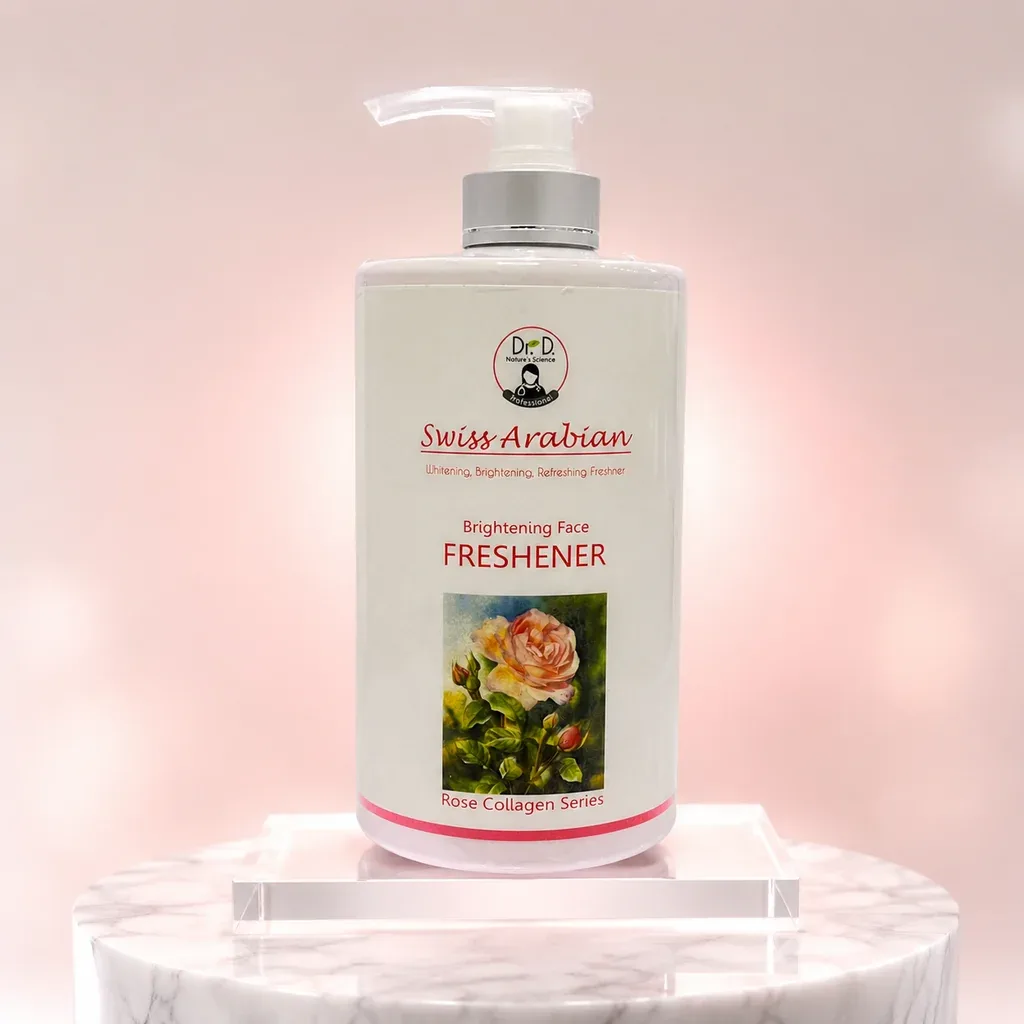 Swiss Arabian Brightening Face Freshener Rose Collagen Series 500ML
