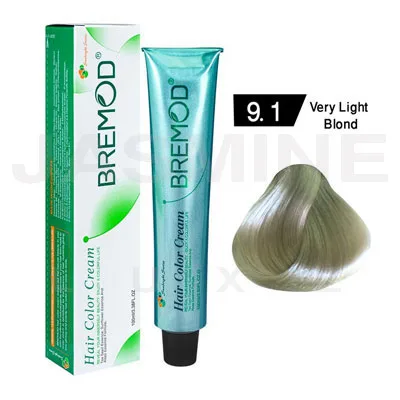  Hair Color Cream 9.1 Very Light Ash Blond 100 ML