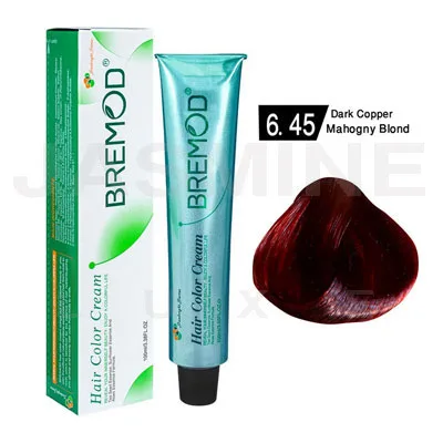 Bremod Hair Color Cream 6.45 Dark Copper Mahogany Blond