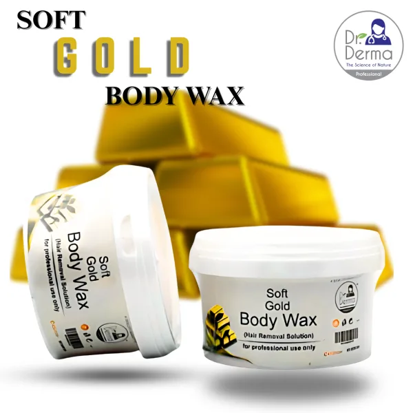 DR.DERMA SOFT GOLD BODY WAX 450 GM