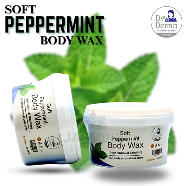 DR.DERMA SOFT PEPPERMINT BODY WAX 450 GM