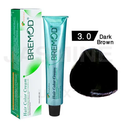 Bremod  Hair Color Cream 3.0 Dark Brown 100 ML