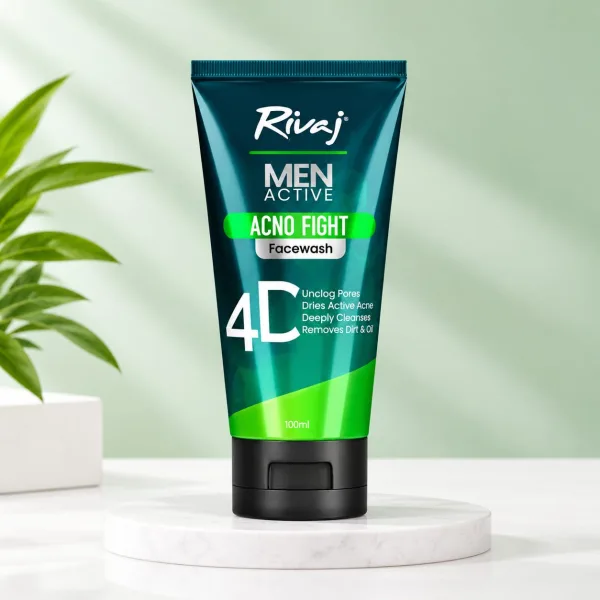 Rivaj Men Active Acno Fight 4D Facewash 100ML