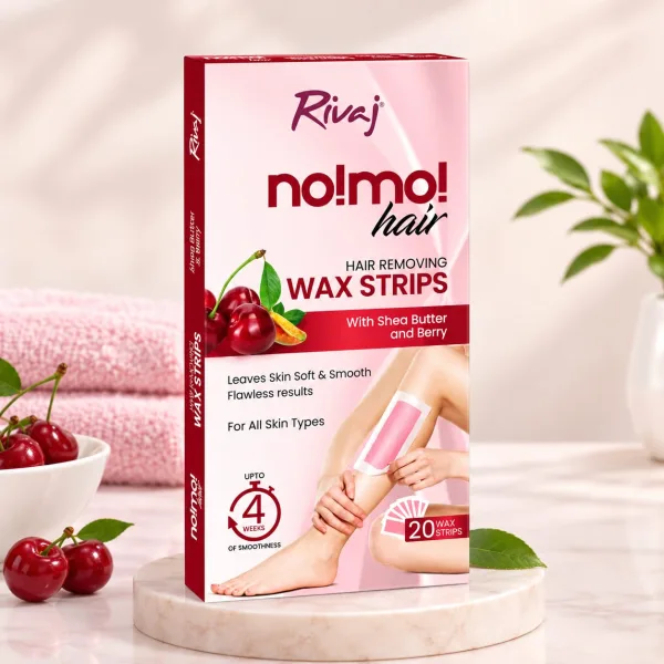 Rivaj Shea Butter & Berry Hair Removing Wax Strips