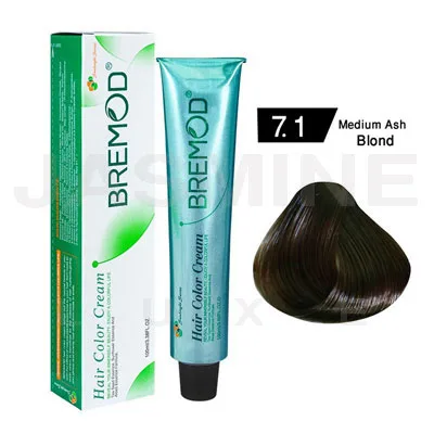 Bremod Hair Color Cream 7.1 Medium Ash Blond