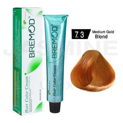 Bremod Hair Color Cream 7.3 Medium Gold Blond 100 ML