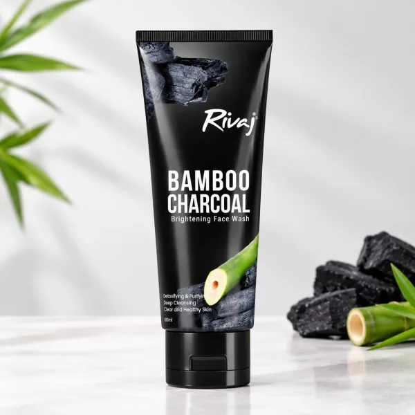 Rivaj BAMBOO CHARCOAL BRIGHTENING FACE WASH 100ML