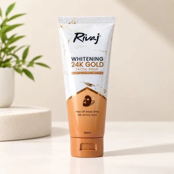 Rivaj Whitening 24K Gold Facial Mask 100ML