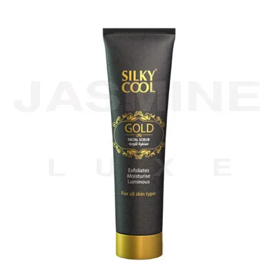 Silky Cool Gold Facial Scrub Tube 140 ML