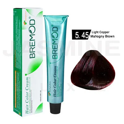 Bremod Hair Color Cream 5.45 Light Copper Mahogany Brown