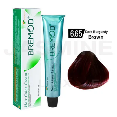 Bremod Hair Color Cream 6.65 Dark Burgundy Blond