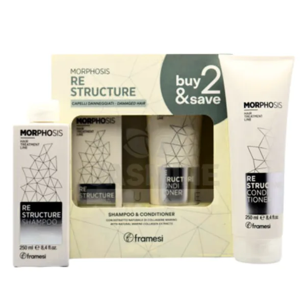 Framesi Morphosis Restructure Shampoo & Conditioner Gift Set 250ml