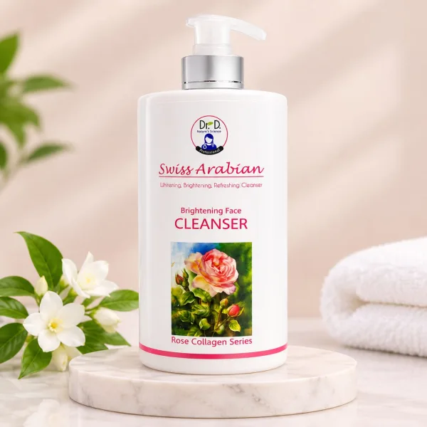 Swiss Arabian Brightening Face Cleanser | Rose Collagen Series 500ML